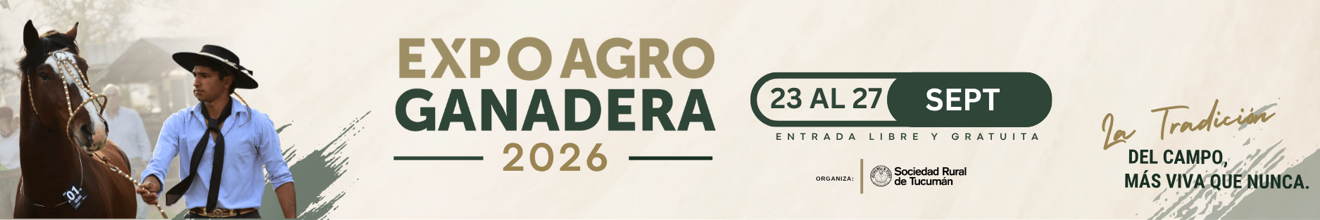 Banner Sociedad Rural 2026 . web y mobile