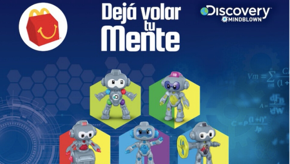 Cajita feliz cheap discovery robots