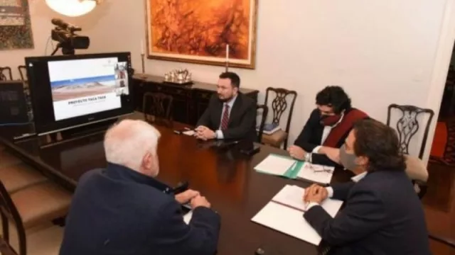 La Minera First Quantum le contó al gobernador Sáenz su plan para crear 4.000 empleos