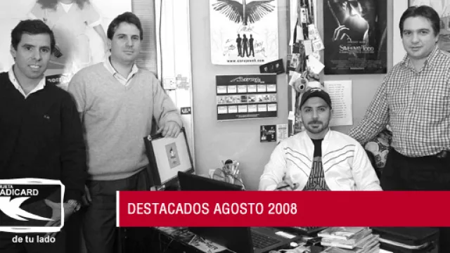 El equipo de Grupo Shopping, uno de los 20 finalistas de Los Destacados del 2008: