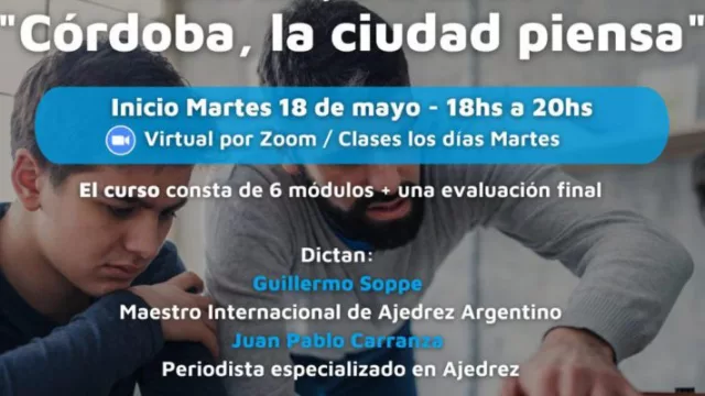 Comienza el curso gratuito de ajedrez “Córdoba, la ciudad piensa”