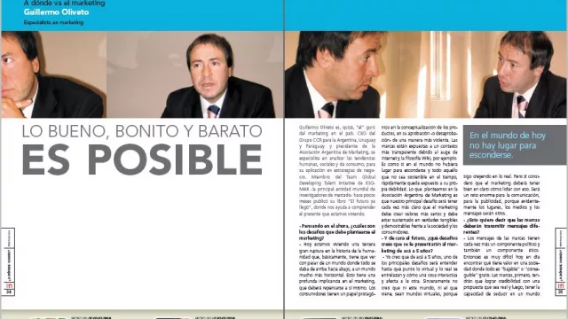 Lo bueno, bonito y barato es posible