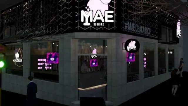 MAE llega con un "shopping de bebidas" a Nueva Córdoba (una marca que tiene hasta su propia fábrica de hielo)