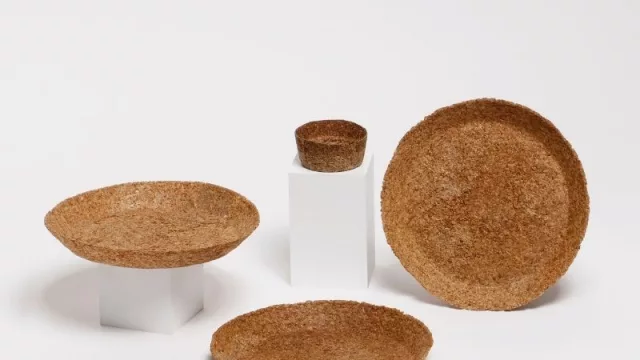 Así es la vajilla biodegradable hecha con cáscara de papa (después de usar, los platos se degradan en la tierra en 30 días)