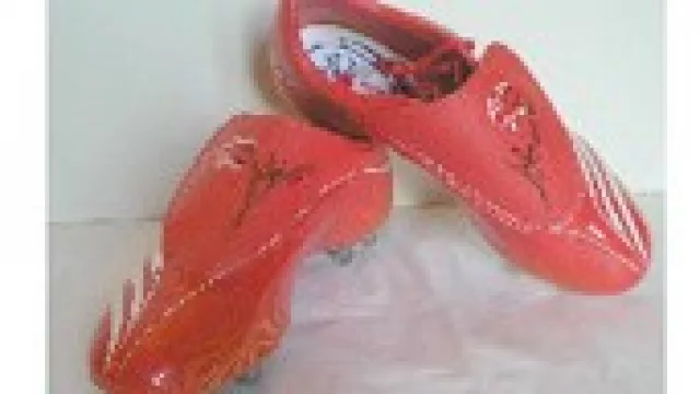 Los botines de Messi ¡a la una, a las dos, a las tres!