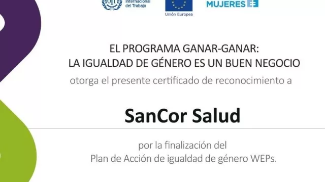 El Grupo SanCor Salud reconocido por ONU Mujeres (por su programa de equidad de género)