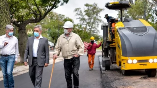 Ya se repavimentaron 33.500 m2 de calles en el Parque Sarmiento