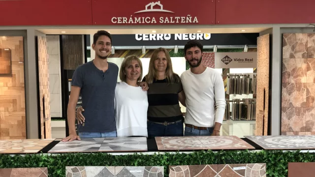 Franco Scudieri, Ana María Scudieri, Laura Deapul y Lorenzo Scudieri.