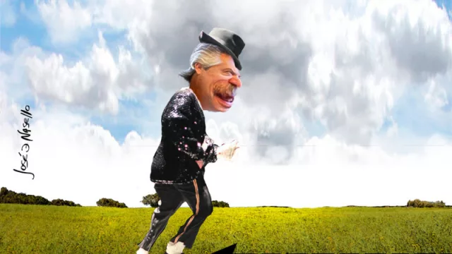 Retenciones, o la caminata lunar de Fernández