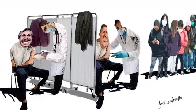 Falsa polémica sobre vacunación a políticos