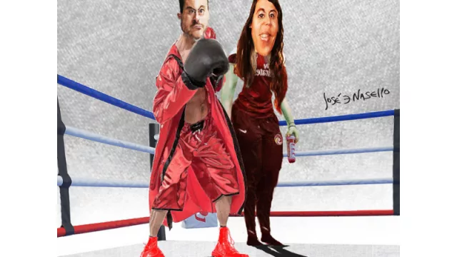 De Loredo subió al ring a enfrentar a Mestre/Negri 