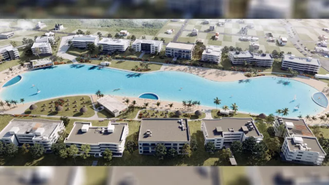 2021 es el año: Galp terminará en el segundo semestre la primera Crystal Lagoon del interior en Acquavista