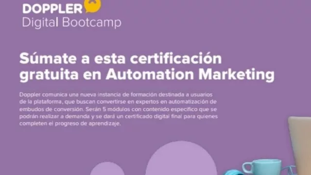 Súmate a esta certificación gratuita en Automation Marketing