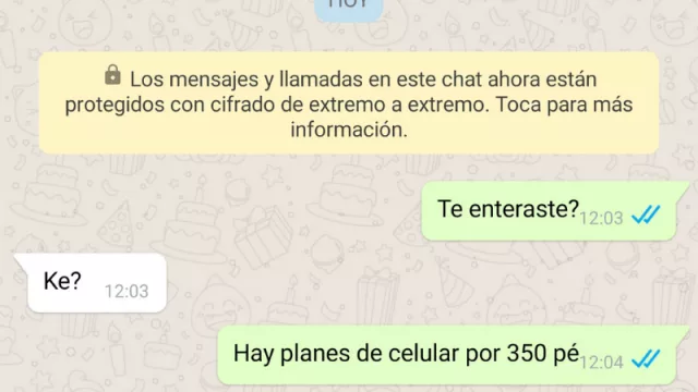 A regañadientes, Claro, Telecom y Movistar se preparan para dar PBU (hay planes de $ 350 finales con WhatsApp libre y 1 GB mensual)