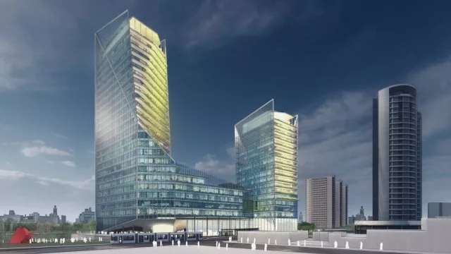 Un render de Pienza, el nuevo desarrollo de GNI