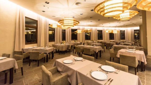 Otro espacio de gastronomía en el resort de Villa Giardino.