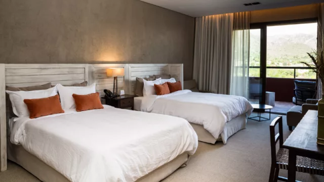 Otra opción de suites: doble twin.