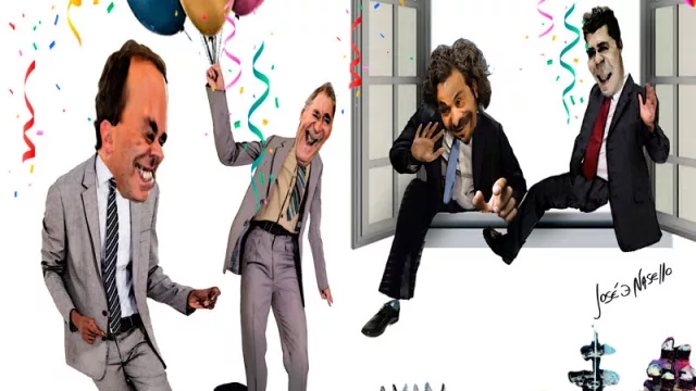 Cafiero y De Pedro, autoinvitados al triunfo de Llamosas