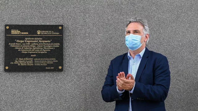 Llaryora participó del lanzamiento de la segunda etapa del Parque Empresarial Aeropuerto