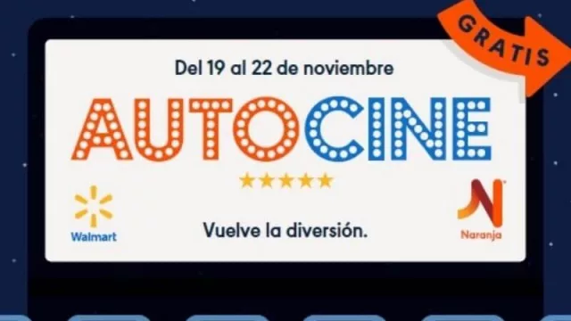 ¿Otro más? Walmart y Naranja también traen un autocine a Córdoba (cómo conseguir entradas gratis)