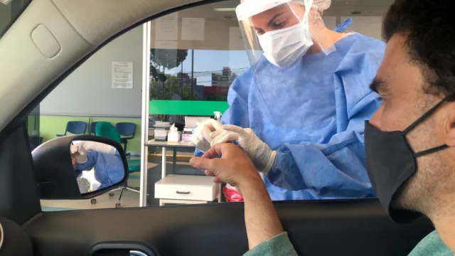 Nuestro cadete Mauri en pleno test.