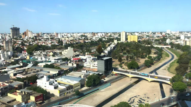 Otra vista de la ciudad de el piso 17 (uno de los últimos de oficinas) de la Torre Capitalinas.