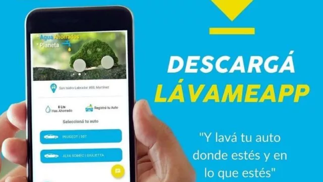 Llegó el revolucionario sistema de lavado de autos ecológico que se contrata por una app