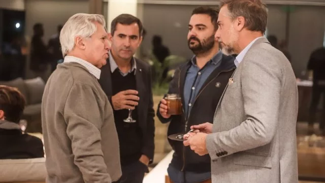 César y Rodrigo Martínez (Grupo Betania), José Luis Acevedo (Grupo Canter) y Lucas Salim (Grupo Proaco).