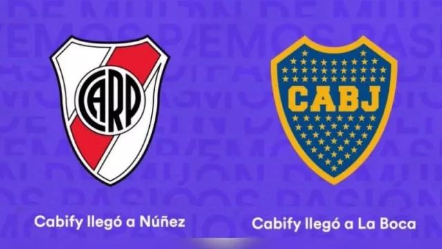 ¡Nuevo sponsor para River y Boca! Cabify, es la app encargada de mover la pasión de los más grandes en la vuelta del fútbol