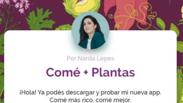 “Comé + Plantas”, la app de Narda Lepes y Microsoft que reconoce vegetales y te ayuda a combinarlos (pero sin recetas) 