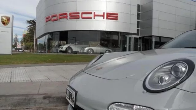 El nuevo Taycan, el Porsche eléctrico que se acaba de presentar en la Argentina.
