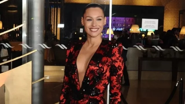 Pampita contó la emotiva historia detrás de su vestido en los Martín Fierro 