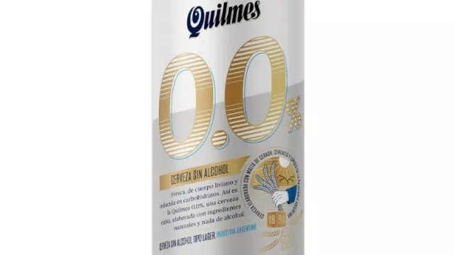 Llega la Quilmes 0,0%, la nueva cerveza 0 alcohol (similar a la “Clásica” y disponible en todos los supermercados del país)