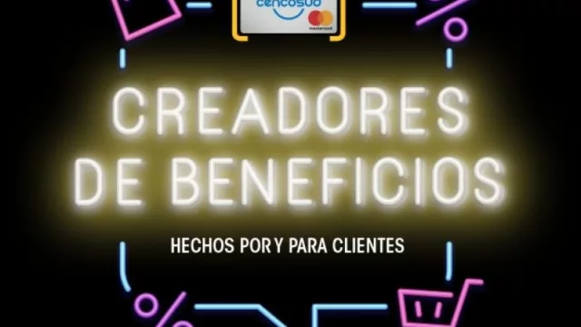 Tarjeta Cencosud te da la posibilidad de elegir cuánto descuento querés en tus compras (“Creadores de beneficios”)