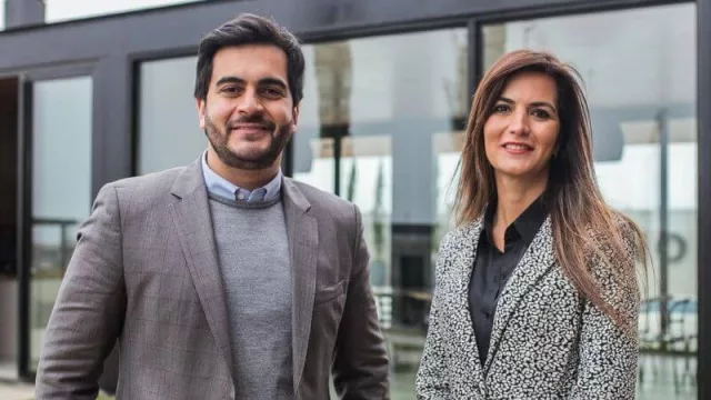 Felipe y Yanina Formia, director de Dakota, la empresa que desarrollo Nobú Housing y Nobú Town.