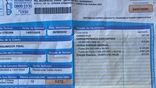 ¿Te querés ir a vivir a Montevideo? Ojo, la boleta de luz ronda los US$ 150 (por mes, claro)