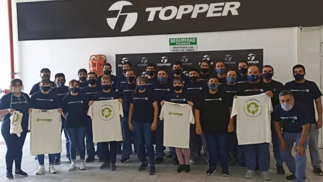 Topper continúa apostando al empleo nacional: anunció que sumará a 75 trabajadores en su planta de Tucumán 