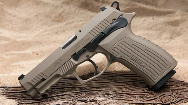 La pistola Bersa TPR9: valor de referencia $ 26.000