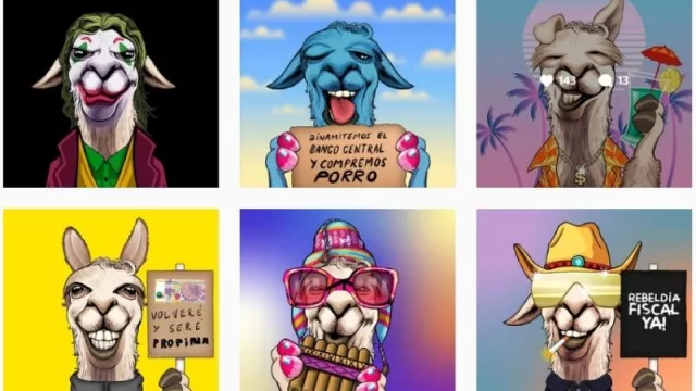 La llama que llama, el regreso. Ahora son 10.100 NFT