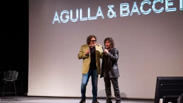 El gordo Agulla y Carlitos Baccetti, juntos en un nuevo proyecto.