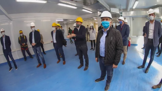 La obra del Hospital Modular del Polo Sanitario, en su última etapa de ejecución