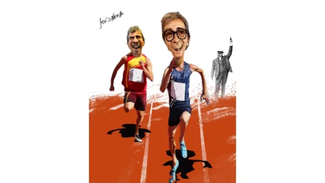 Discurso antipolítica de León para competir con Boretto