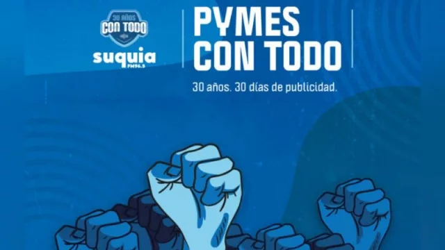 Por sus  30 años, Radio Suquía regala segundos a pymes
