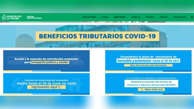 El trámite de exención del pago mínimo de Comercio e Industria del mes de abril ya se puede gestionar a través de la página web municipal