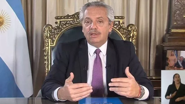 Dice que Alberto Fernández recibió un país fundido