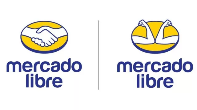 Muy bueno: Mercado Libre cambió el saludo de manos por el saludo de codos (nuevo logo en tiempo de coranavirus)
