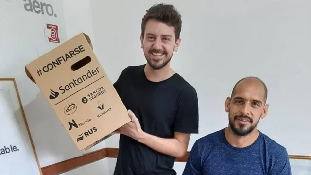 Francisco Ulla y Facundo Revol, de Aerosustentable.