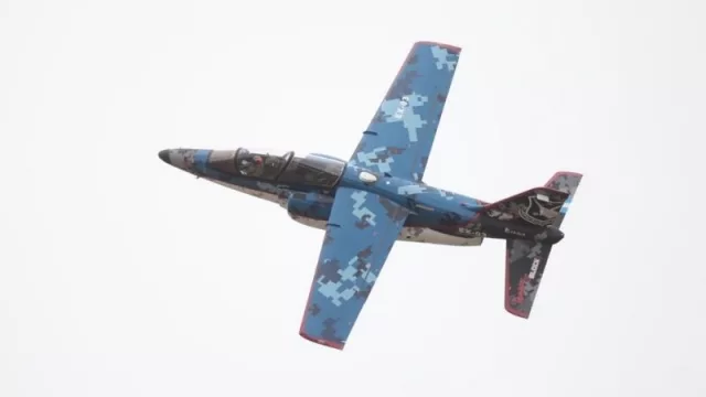 No, no es un render: el Pampa recortado sobre el cielo plomizo de Córdoba (foto: Alvaro Corral)