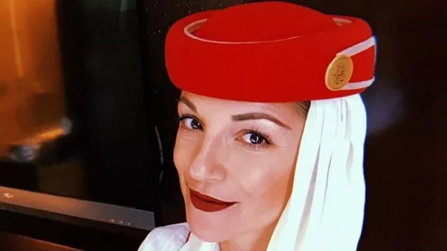 Romina Loutaif, ex tripulante de cabina de Emirates. 