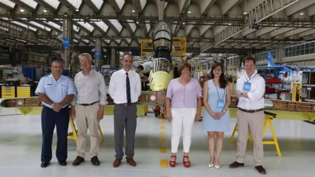 De izq a dcha- César Cunietti, Horacio Viqueira, Franco Giuggioloni, Mirta Iriondo, Daniela Castro y Mariano de Miguel